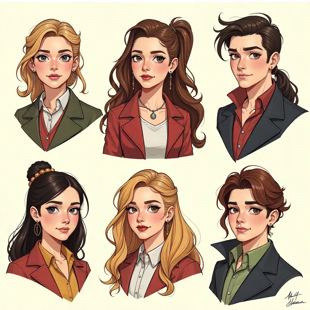 Digital illustration work